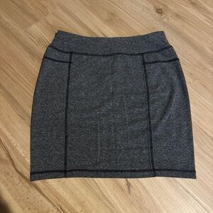 Athleta Charcoal Pencil Skirt